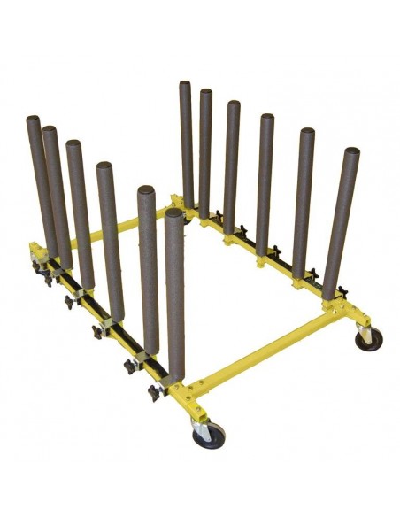 Carro portapiezas y lunas