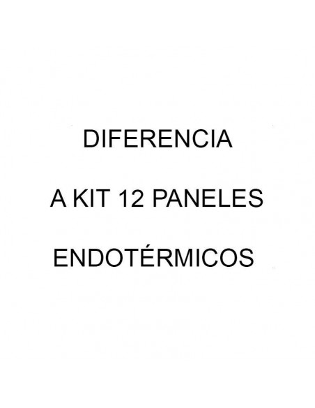 Dif. Kit 12 paneles endotérmicos Mirage 8m Fila lateral