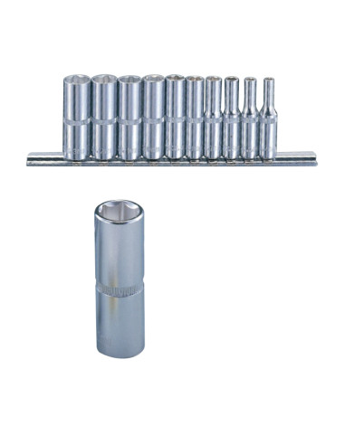 Rail 1/4" hexagonales largos