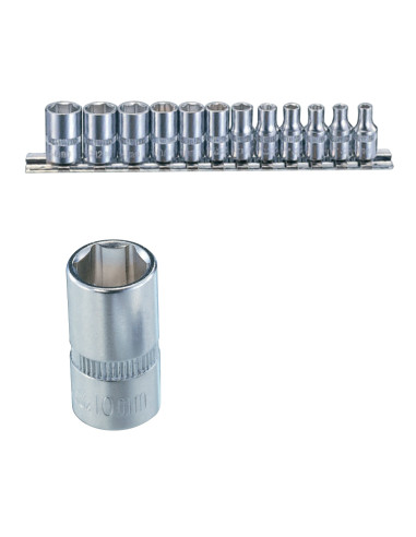 Rail 1/4" hexagonales cortos