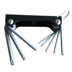 8 security Torx key wrenches
