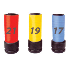 Aluminium wheel nut socket kit