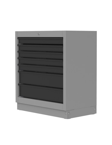 Unit with 7 drawers