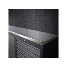 Stainless steel worktop