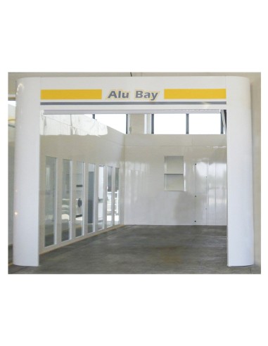 Zona de Aluminio 8x5 con laterales acristalados