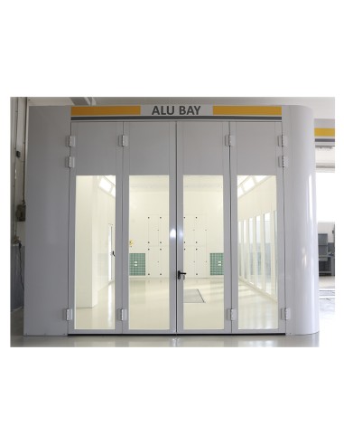 Zona de Aluminio 8x5 con 5 frontal 4 hojas y techo