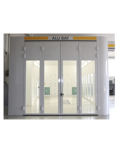 Zona de Aluminio 8x5 con 5 frontal 4 hojas y techo