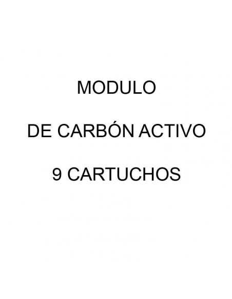 Módulo Carbón Activo grupo equilibrado 9 cartuchos