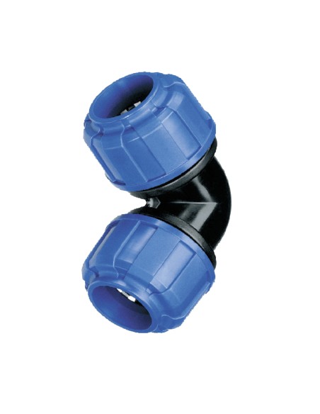 Codo igual a 90º hembra-hembra para tubo D25