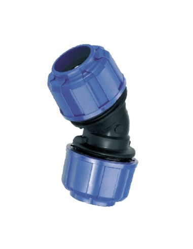 Codo igual a 45º hembra-hembra para tubo D50