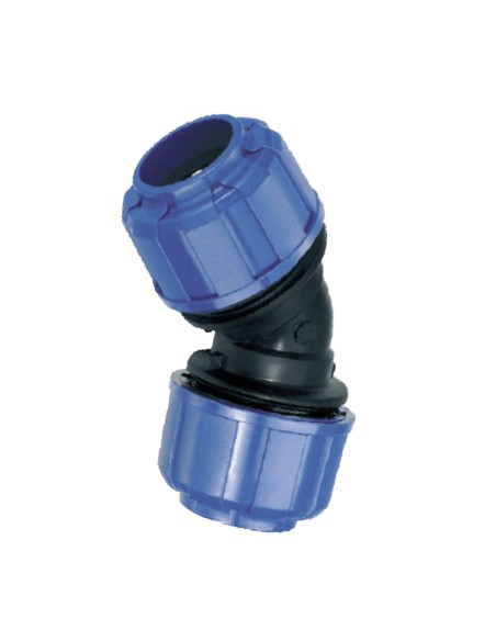 Codo igual a 45º hembra-hembra para tubo D50