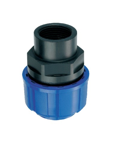 Enchufe recto D25 rosca hembra 3/4"