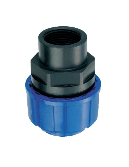 Enchufe recto D25 rosca hembra 3/4"