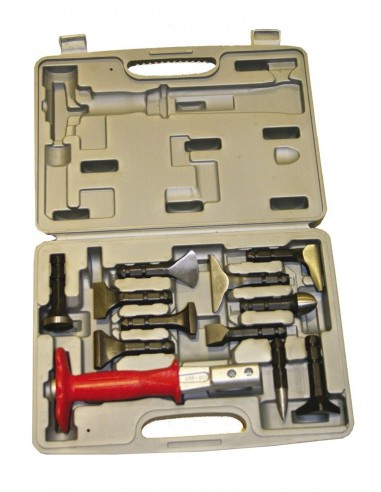 SET OF INTERCHANGEABLE COLD AND CHASER CHISELS