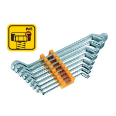 Kit of offset wrenches 75º