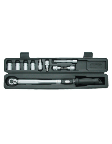 Torque wrench set with 10 pieces