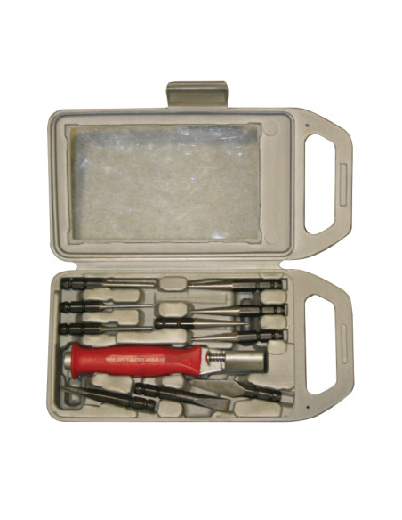 SET OF CHISELS INTERCHANGEABLE 12 PIECES