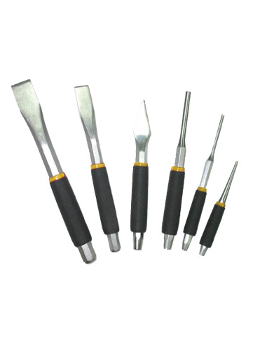 SET OF CHISELS AND PUNCHES