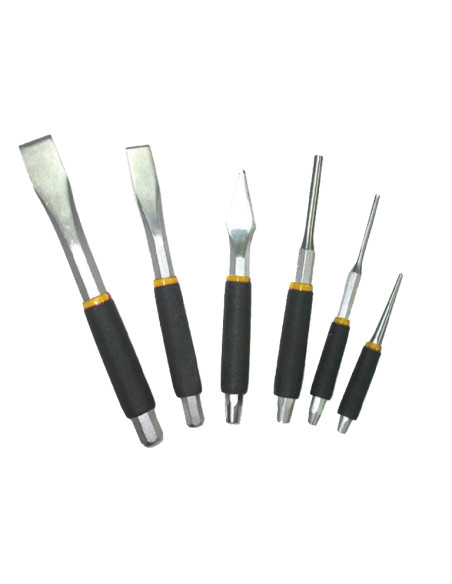 SET OF CHISELS AND PUNCHES